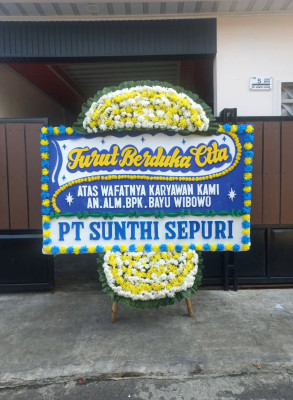 Papan Bunga Duka di Setabelan